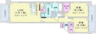 クリーンリバーフィネス北24条ステーションフロントの物件間取画像